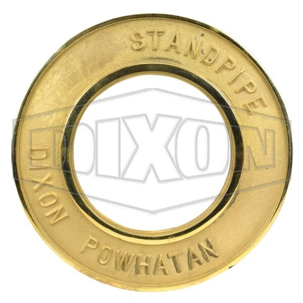 The Right Connection 24-209 Round Identification Plate, 4 x 9-1/4 in Nominal, Pipe x OD End Style, C